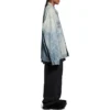 Giacca oversize Bal Diagonal Allover “Denim giapponese anellato azzurro” 773616TPW534868