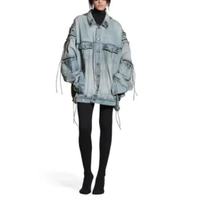 Giacca oversize Cagole “Blu” 764521TDW144016