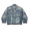 Giacca oversize Graffiti “Light Blue” 745048TNW014012