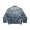 Giacca oversize Graffiti “Light Blue” 745048TNW014012