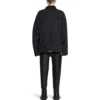 Giacca oversize “Je t’aime” “Nera” 751357TNW111700