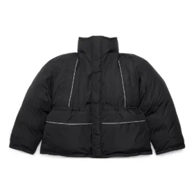 Giacca parka avvolgente “Nero” 751715TNO191000