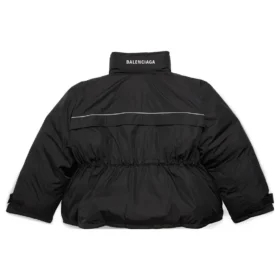 Giacca parka avvolgente “Nero” 751715TNO191000