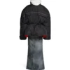 Giacca parka avvolgente “Nero” 751715TNO191000