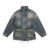 Giacca parka “Light Blue” 750946TNW654036