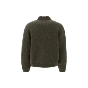Giacca reversibile in pile con zip “Green” 625931T15712863