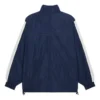 Giacca unisex ampia con inserti logo FW21, blu navy 663065TKO484063
