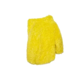 Giacca unisex in pelliccia sintetica FW21, giallo 663000TKQ077200