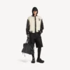 Giacca varsity da uomo Balenciaga | Collaborazione NBA, colore avorio