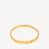 Girocollo da donna con mini maglie “nano” in oro lucido