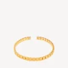 Girocollo da donna con mini maglie “nano” in oro lucido