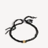 Girocollo da donna “nano ribbon bb” in nero/oro lucido Girocollo da donna “nano ribbon bb” in nero/oro lucido