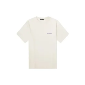go Maglia unisex di lusso a girocollo in cotone a maniche corte, bianca 612966TIVG59055