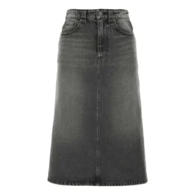 Gonna a trapezio FW21 “Denim grigio slavato” 646913TBP477767