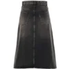 Gonna a trapezio FW21 “Denim grigio slavato” 646913TBP477767