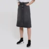 Gonna a trapezio FW21 “Denim grigio slavato” 646913TBP477767