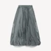 Gonna da tuta da donna “Bodies Balloon” in grigio elefante
