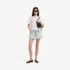 Gonna-pantaloncino da donna in azzurro