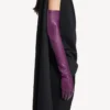 Guanti lunghi da donna color iris