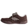 Hamptons Sneaker in pelle scamosciata “Dark Brown Grey” 841765WHPSU2290WHITE