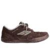 Hamptons Sneaker in pelle scamosciata “Dark Brown Grey” 841765WHPSU2290WHITE