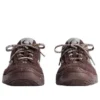 Hamptons Sneaker in pelle scamosciata “Dark Brown Grey” 841765WHPSU2290WHITE