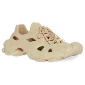 HD Sneakers stringate con cut-out “Beige” 702421W3CES9300