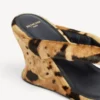 Infradito con zeppa Gaeta da donna in stampa leopardata Infradito con zeppa Gaeta da donna in stampa leopardata
