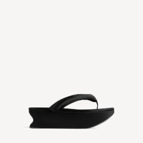 Infradito Gaeta da donna in nero