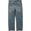Jeans a gamba dritta con effetto consumato “Blue” 745149THW254245
