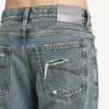 Jeans da donna dalla vestibilità regolare in blu vintage sporco