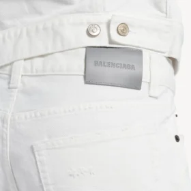 Jeans da uomo slim fit bianchi