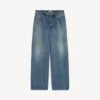 Jeans larghi da uomo in blu scuro Jeans larghi da uomo in blu scuro