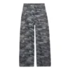 Jeans mimetici a gamba larga “Grigio” 641456TJW551055