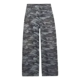 Jeans mimetici a gamba larga “Grigio” 641456TJW551055