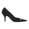 Knife 2.0 80 mm Pump “Maglia riciclata testurizzata in bianco e nero” 671123W2CW11090