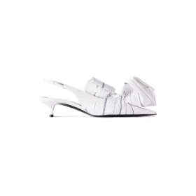 Knife Chemise 40 mm Slingback “White” 786223WB1H29000