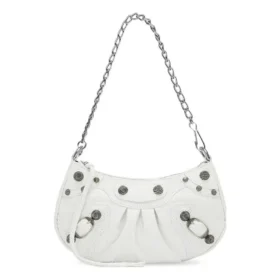Le Cagole Borsa mini Le Cagole con catena “White” 6958141VG9Y9104 Le Cagole Borsa mini Le Cagole con catena “White” 6958141VG9Y9104