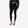Leggings techwear da donna in nero