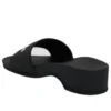 Logo Pool Clog Slides “Black Rubber” 707094W1S9M1090