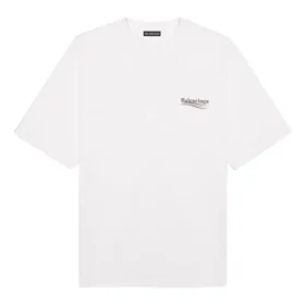 Logo stampato, logo piccolo, da uomo, bianco 620969TIV529040