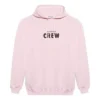 Maglia a girocollo con stampa alfabetica rosa 578135TIV751900