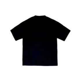 Maglia a maniche corte da uomo con stampa multilingue, nera 612966TJVI32771