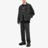 Maglia a maniche corte da uomo con stampa multilingue, nera 612966TJVI32771