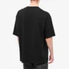 Maglia a maniche corte da uomo con stampa multilingue, nera 612966TJVI32771