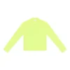 Maglia a maniche lunghe con collo rotondo “Giallo fluo” 704103TMVB77204