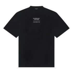 Maglia FW21 ampia a maniche corte, nera 651795TJV900107 Maglia FW21 ampia a maniche corte, nera 651795TJV900107