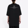 Maglia FW21 ampia a maniche corte, nera 651795TJV900107