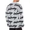 Maglia in cotone a girocollo 3D Scribble “White” 625985T31809040