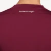 Maglia tecnica da uomo a maniche lunghe, vestibilità aderente, nei colori bordeaux/acquamarina Maglia tecnica da uomo a maniche lunghe, vestibilità aderente, nei colori bordeaux/acquamarina